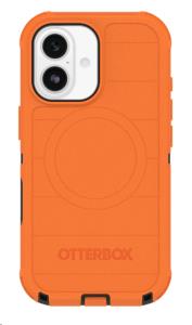 iPhone 17 Case - Defender Series Pro for MagSafe - High Visibility (Black/Orange)