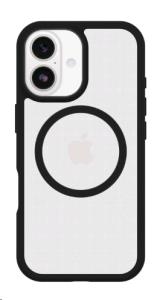 iPhone 17 Case - React Series - Black Crystal (Clear/Black)