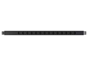 PowerGO Rack PDU BASIC 0U16A220V SCHUKO 3m SCHUKO 14 Black