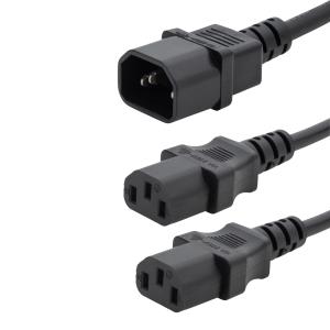 2.5m Y Iec Splitter Cable(1xiec-2xiec)