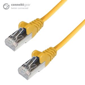 5M CAT6A SSTP LSOH YELLOW STRANDED FLUSH 26AWG CABLE