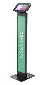 Bundle / BrandMe Floor Stand + Space, Enclosure for Galaxy Tab A7 Lite 8.7in - Black