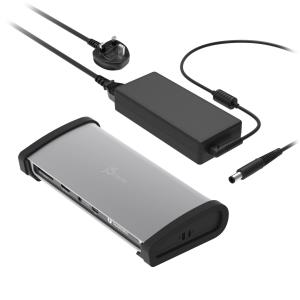 8k Thunderbolt Docking Station - 1x USB-c 3x Thunderbolt 3x USB 3.2 Type-a 1x USB 2.0 Type-a 1x Sd 1x 3.5mm 1x Rj45 - (uk) Black/ Space Grey