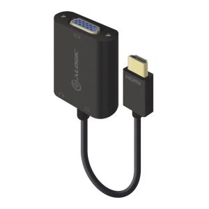 HDMI To VGA Adapter With 3.5mm Audio - Male To Female 15cm