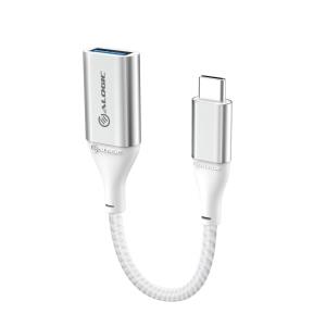 Super ULTRA USB-C To USB-A Adapter 15cm - Silver