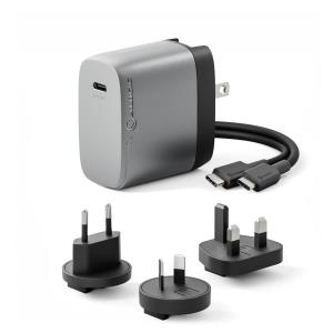 1x67 Rapid Power 67w Multi Country Gan Charger - Space Grey