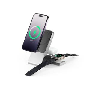 Power Bank Matrix+ 3-in-1 Magnetic Charging Dock for iPhone, Apple Watch, Airpods