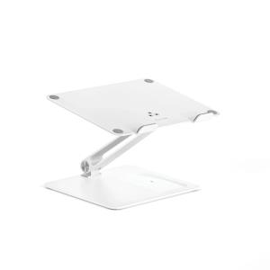 Elite Power Laptop Stand With Wireless Charger - White