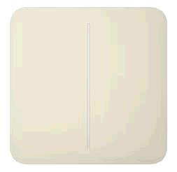 Ajax Solobutton (2-gang) (55) Ivory