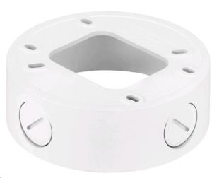 Dome Back Box With Knockouts - White