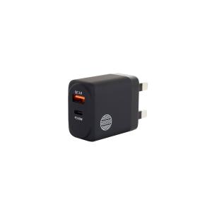 30w USB-a + USB-c Wall Charger (uk Port)